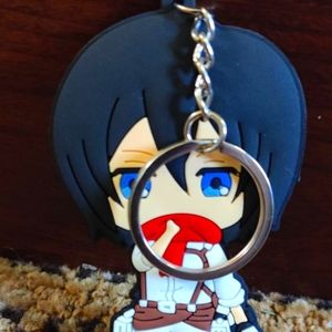 Mikasa soft keychain from Attack on Titan/Anime